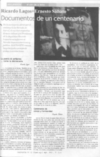 La poesía es peligrosa... como la democracia La poesía es peligrosa... como la democracia
