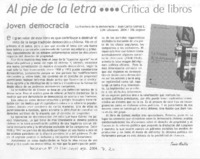 Joven democracia Joven democracia