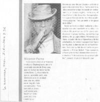 Nicanor Parra Nicanor Parra