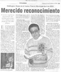 Merecido reconocimiento Merecido reconocimiento