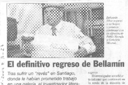 El Definitivo regreso de Bellamín El Definitivo regreso de Bellamín