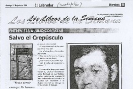 Entrevista a Julio Cortázar Entrevista a Julio Cortázar