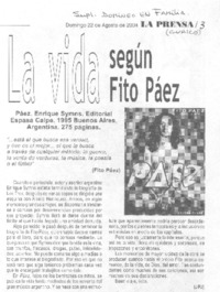 La Vida según Fito Páez La Vida según Fito Páez