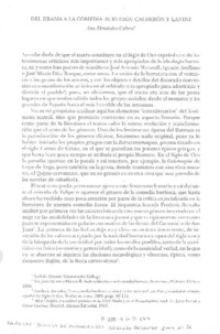 Del Drama a la comedia buslesca: Calderón y Lanini Del Drama a la comedia buslesca: Calderón y Lanini