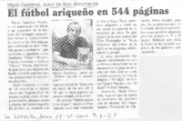 El Fútbol ariqueño en 544 páginas El Fútbol ariqueño en 544 páginas