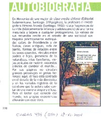 Autobiografía Autobiografía