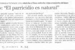 "El Parricidio es natural" "El Parricidio es natural"
