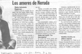 Los Amores de Neruda. Los Amores de Neruda.