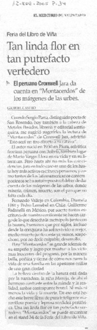 Feria del Libro de Viña : tan linda flor en tan putrefacto vertedero Feria del Libro de Viña : tan linda flor en tan putrefacto vertedero