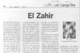 El Zahir. El Zahir.