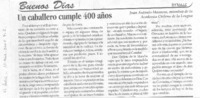 Un Caballero cumple 400 años. Un Caballero cumple 400 años.