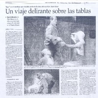 Un viaje delirante sobre las tablas Un viaje delirante sobre las tablas
