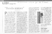 Banda sonora Banda sonora