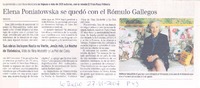 Elena Poniatowska se quedó con el Rómulo Gallegos Elena Poniatowska se quedó con el Rómulo Gallegos