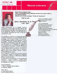 Rincón literario Rincón literario