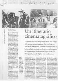 Un itinerario cinematográfico Un itinerario cinematográfico