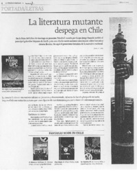 La literatura mutante despega en Chile La literatura mutante despega en Chile