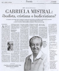 ¿Budista, cristiana o budicristiana? ¿Budista, cristiana o budicristiana?