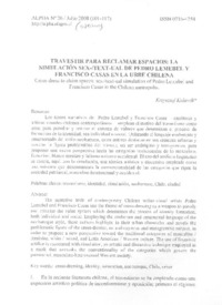 Travestir para reclamar espacios Travestir para reclamar espacios