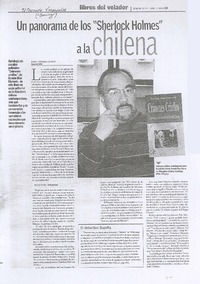 Un panorama de los Sherlock Holmes en la chilena Un panorama de los Sherlock Holmes en la chilena