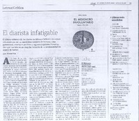 El diarista infatigable El diarista infatigable