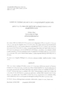 Sobre El último grumete de la Baquedano y algo más Sobre El último grumete de la Baquedano y algo más
