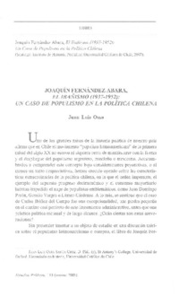 El ibañismo (1937-1952) El ibañismo (1937-1952)