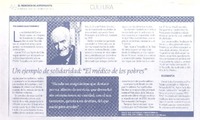 Un ejemplo de solidaridad Un ejemplo de solidaridad