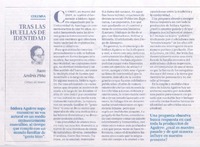 Tras las huellas de identidad Tras las huellas de identidad