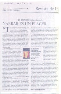 Narrar es un placer Narrar es un placer