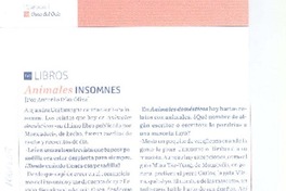 Animales insomnes (entrevista) Animales insomnes (entrevista)