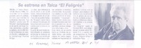 Se estrena el Talca "El feligrés" Se estrena el Talca "El feligrés"