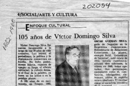 105 años de Víctor Domingo Silva 105 años de Víctor Domingo Silva