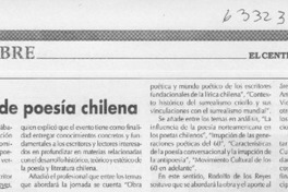 Abren taller de poesía chilena