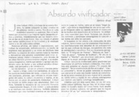 Absurdo vivificador