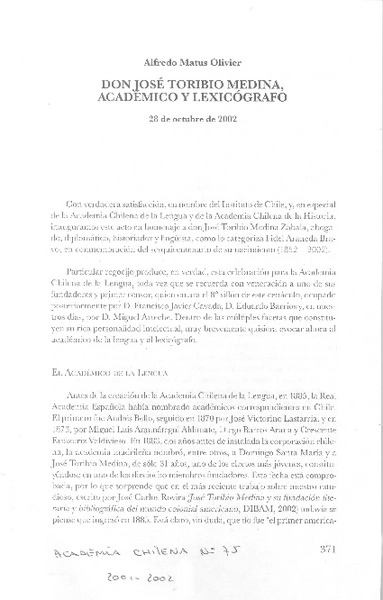 Académico y lexicógrafo