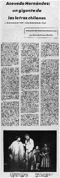 Acevedo Hernández: un gigante de las letras chilenas