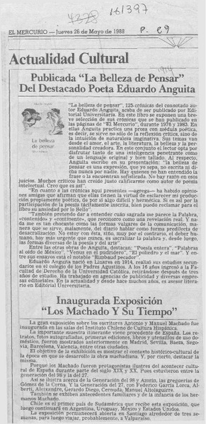 Actualidad cultural