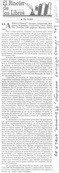 Adiós al Führer"