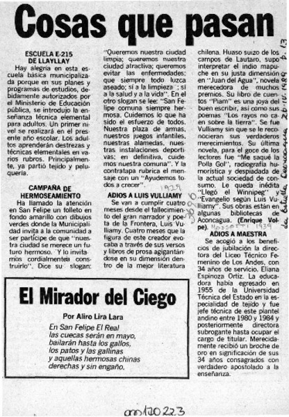 Adiós a Luis Vulliamy  [artículo] Enrique Volpe.
