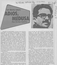 Adios, medusa