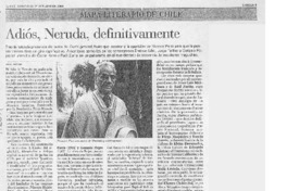 Adiós, Neruda, definitivamente