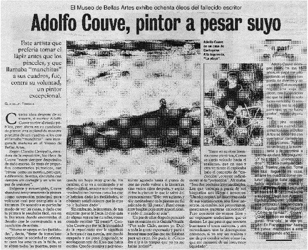 Adolfo Couve, pintor a pesar suyo
