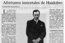Aforismos inmortales de Huidobro
