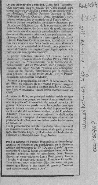 Agenda