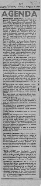 Agenda  [artículo].