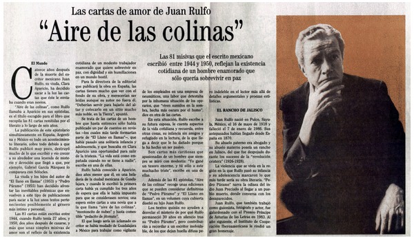 Aire de las colinas".