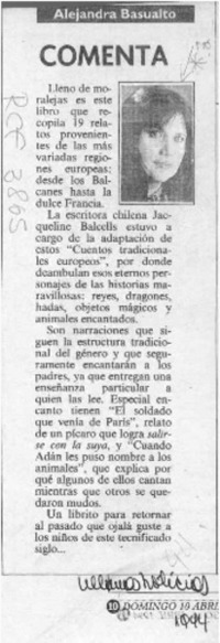 Alejandra Basualto comenta  [artículo] Alejandra Basualto.