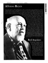 Alfonso Reyes  [artículo].