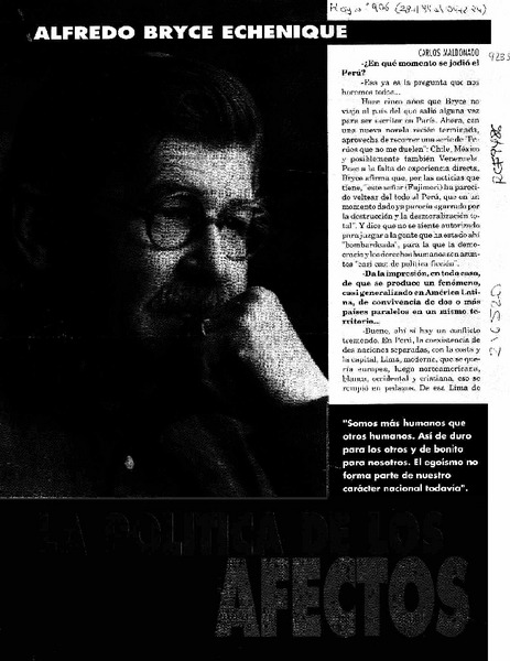 Alfredo Bryce Echenique  [artículo] Andrea Vial.